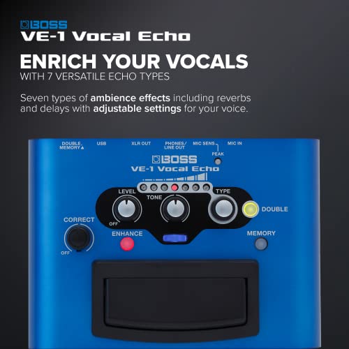 BOSS Vocal Echo Effects Processor Stompbox Guitar Pedal