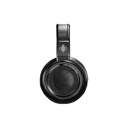 Neumann NDH 30 Dynamic Open-Back Headphone for Professional Mixing, Mastering, Twitch, YouTube, Podcast, Production, High Definition Music Listening, Titanium (509111)