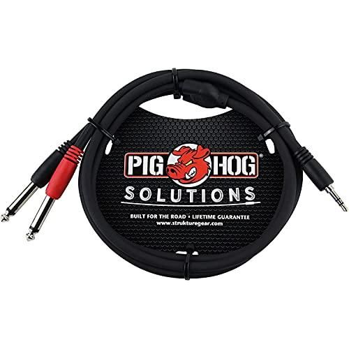 Pig Hog PTRS15 High Performance 1/4" TRS Instrument Cable, 15 Feet