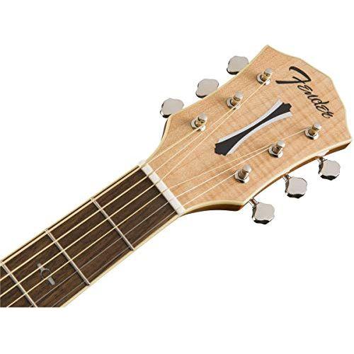 Fender FA-345CE Auditorium Cutaway Acoustic Guitar, with 2-Year Warranty, 3-Color Tea Burst