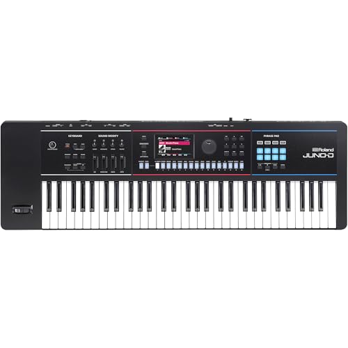 Roland JUNO-D6 Synthesizer | 61-Note Keyboard with Synth Action | ZEN-Core Engine with Over 3800 Onboard Sounds | Intuitive Creative Tools | USB-C Audio/MIDI Interface for Mobile & Computers