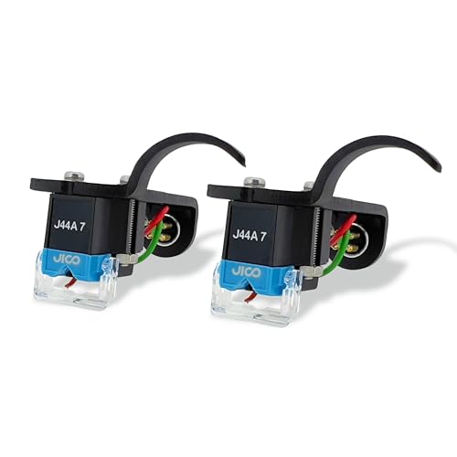 JICO Omnia J44A 7 DJ IMP SD (2-Pack) Mounted on Jico Headshells