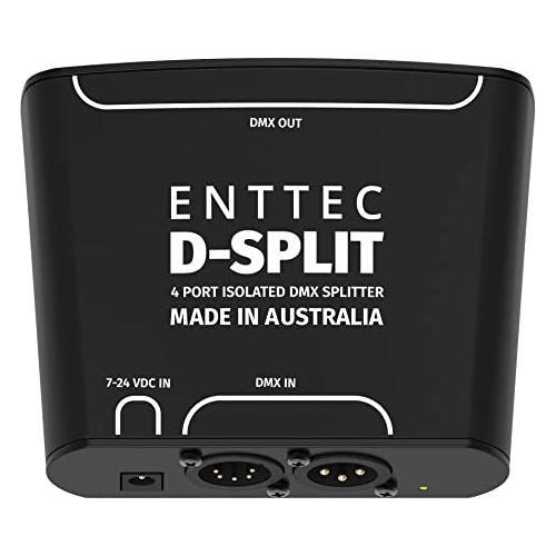 Enttec D-Split 70579 DMX 4 Port Isolated Splitter / Isolator (5-Pin)