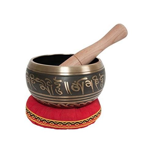 DOBANI Decorated Singing Bowl 4 1/2