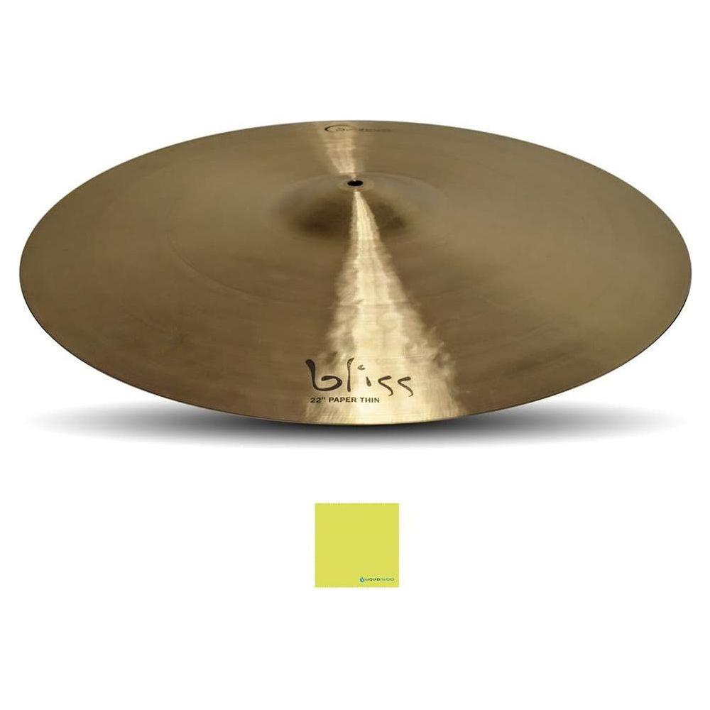 Dream Cymbals and Gongs BPT22 Bliss Series Paper Thin 22" Crash Cymbals Bundle w/Liquid Audio Polishing Cloth