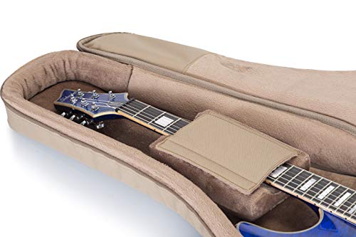 Levy's Leathers Deluxe Gig Bag for Electric Guitars with Padded Backpack Straps and Large Exterior Pocket