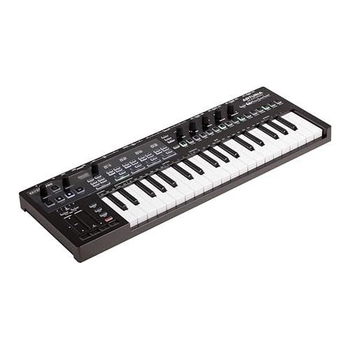 Arturia KeyStep Pro Chroma 37-Key Controller and Unparalleled 4-Track Sequencer and Keyboard with Blue LEDs and Stylish Knob Caps (Gray)