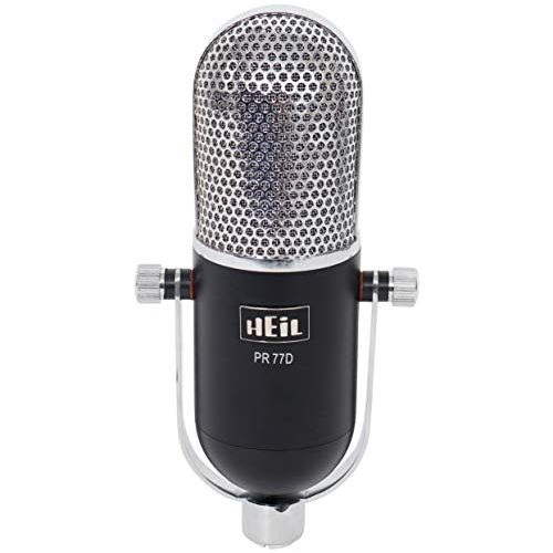 HEiL sound PR77DBK Award Winning Dynamic Microphone - Podcast Microphone, Streaming Microphone, and Recording Microphone