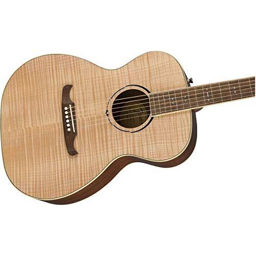 Fender FA-345CE Auditorium Cutaway Acoustic Guitar, with 2-Year Warranty, 3-Color Tea Burst