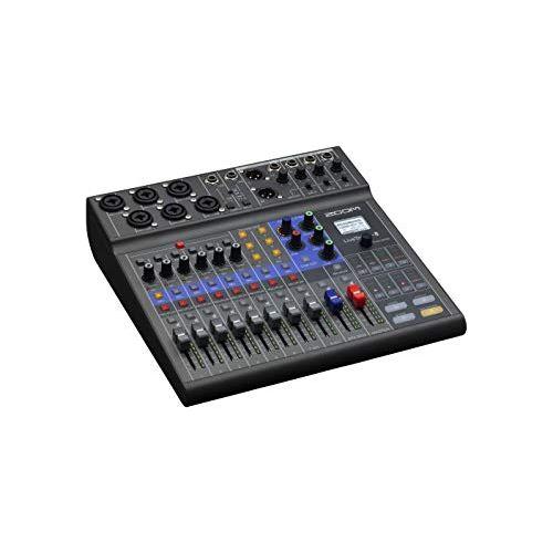 Zoom LiveTrak L-8 Podcast Recorder, Battery Powered, Digital Mixer and Recorder, Music Mixer, Phone Input, Sound Pads, 4 Headphone Outputs, 12-In/4-Out Audio Interface, Built In EQ and Effects