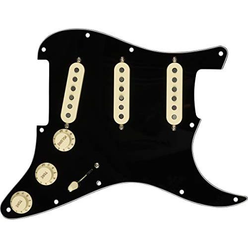 Fender Pre-Wired Strat Pickguard, Custom '69 SSS Electric Guitar Electronics