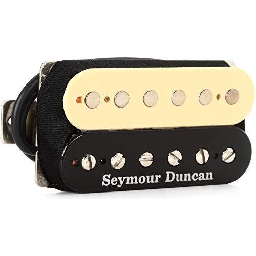 Seymour Duncan 11102-13-RZ SH-4 Humbucker Reverse Guitar Pickup, Black & Creme