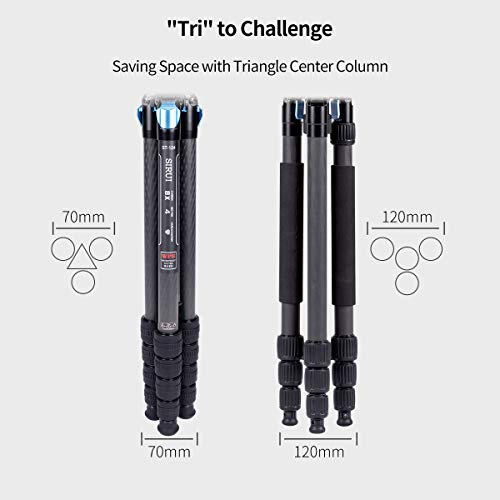 SIRUI ST Carbon Fiber Tripod Kits with Triangular Center Column