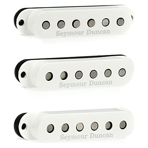 Seymour Duncan SSL-5 Custom Staggered Pole Strat Single Coil 3-piece Pickup Set - White