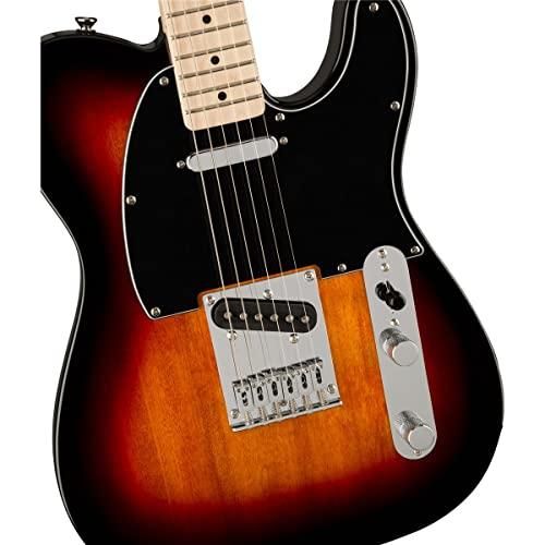 Squier Affinity Series Telecaster Electric Guitar, with 2-Year Warranty, Butterscotch Blonde, Maple Fingerboard