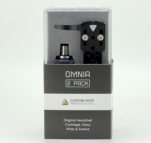 JICO Omnia J44A 7 DJ IMP SD (2-Pack) Mounted on Jico Headshells