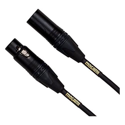 Mogami GOLD STUDIO XLR Microphone Cable, XLR-Female to XLR-Male, 3-Pin, Gold Contacts, Straight Connectors