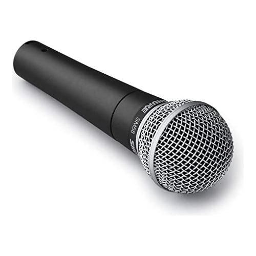 Shure SM58 Pro XLR Dynamic Microphone - Professional Studio & Live Performance Cardioid Mic for Vocals, Podcasting, and Recording (SM58-LC)