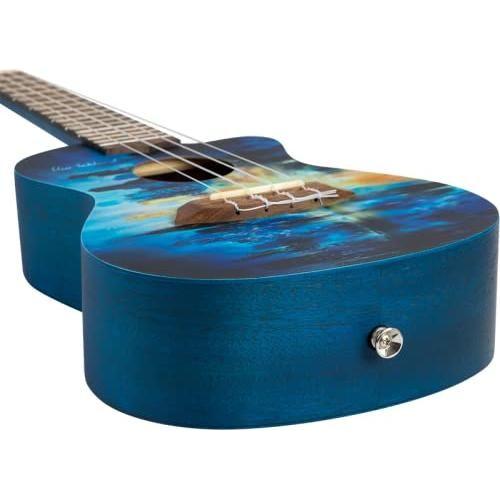 Flight Ukuleles, 4-String Ukulele, Blue-Multi (AUC City)