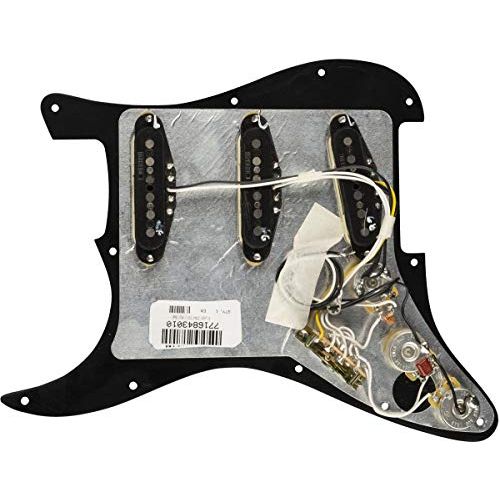 Fender Pre-Wired Strat Pickguard, Custom '69 SSS Electric Guitar Electronics