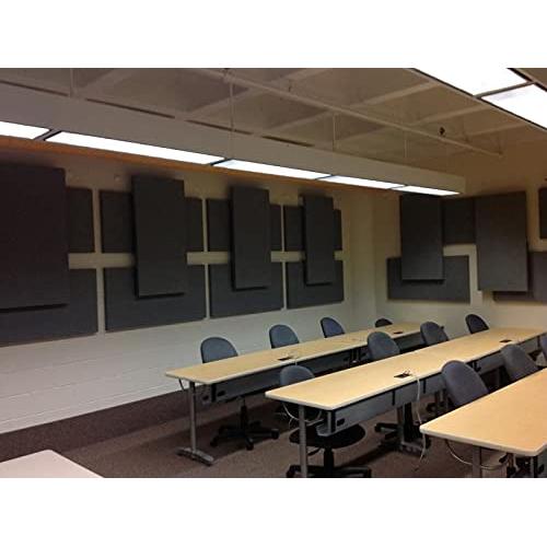 Primacoustic Broadband 24 x 48 x 2-Inch Acoustic Panels, Black 6-Set, Beveled Edge