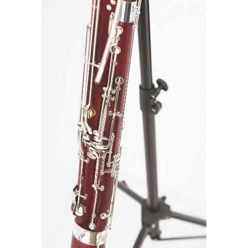 K&M König & Meyer Bassoon Stand 15010.011.55 | Stable Secure Adjustable/Folding Stand For Bass Clarinet & Eb Alto | Lightweight & Compact Tripod Base | Felt Support Arms | Made in Germany | Black