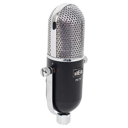 HEiL sound PR77DBK Award Winning Dynamic Microphone - Podcast Microphone, Streaming Microphone, and Recording Microphone