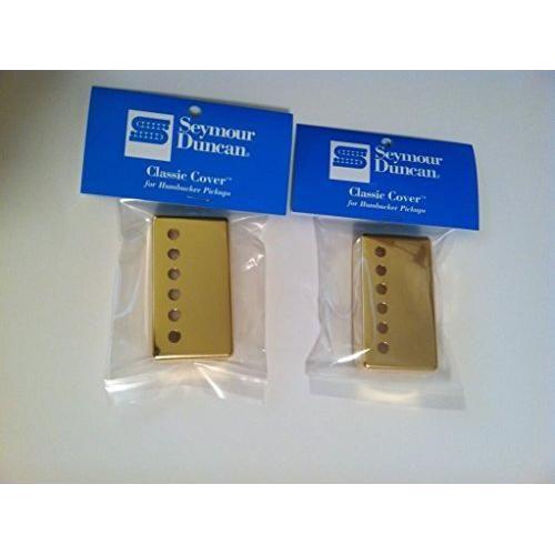 Seymour Duncan Classic Cover Gold Humbucker Pickup Covers Pair of 2