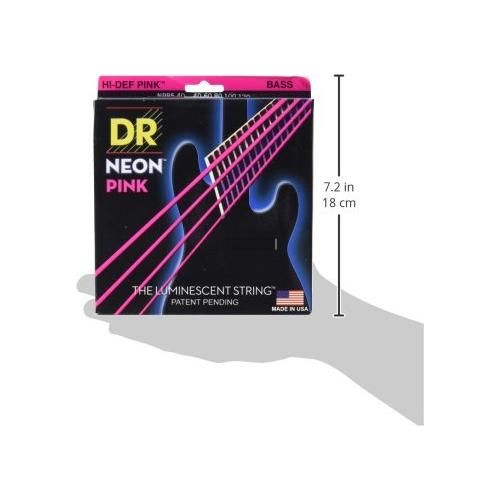 DR Strings HI-DEF NEON Bass Guitar Strings (NPB5-40)