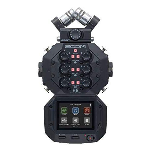 Zoom H8 12-Track Portable Recorder, Stereo Microphones, 6 Inputs, Touchscreen Interface, USB Audio Interface, Battery Powered, for Stereo/Multitrack Audio for Video, Podcasting, and Music