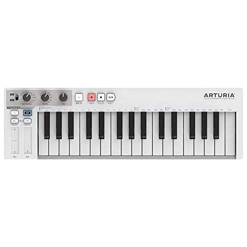 Arturia KeyStep 430201 32-key Compact Keyboard Controller/Sequencer with Microfiber and Free EverythingMusic 1 Year Extended Warranty