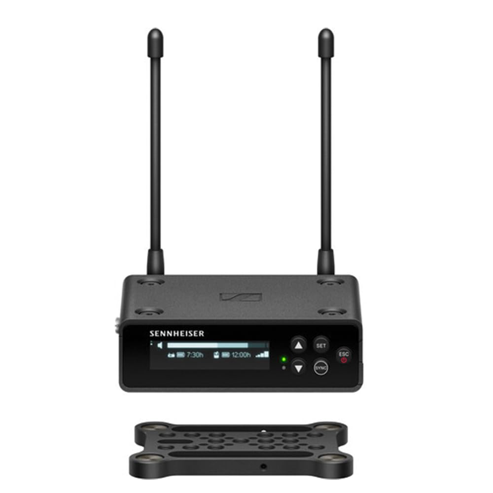 Sennheiser EW-DP ME 4 Set (R1-6) Camera-Mount Digital Wireless Microphone System Bundle w/Pig Hog PHM10 8mm Mic Cable, 4-pack Blucoil AA Batteries and Liquid Audio Polishing Cloth