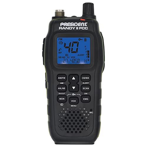 President Electronics RANDYII Handheld Radio With Large Lcd Screen