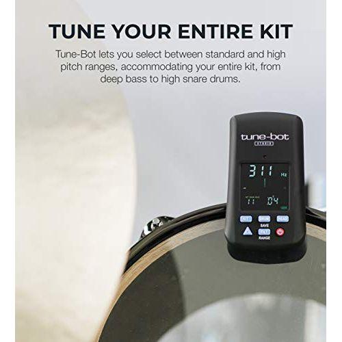 Tune-Bot Studio TBS-001 Digital Drum Tuner - Clip-On Tuner for Acoustic Drum Kits