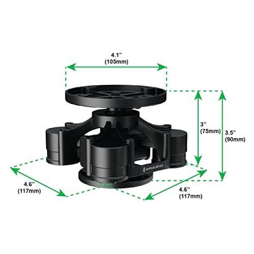 IsoAcoustics V120 Ceiling and Wall Isolation Mount for Speakers. Max 40 lbs (18.1 kg)