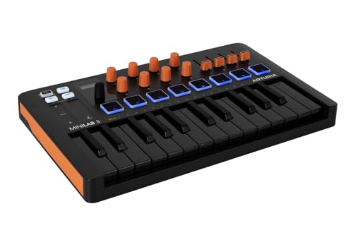 Arturia MiniLab 3 25 Slim-key Controller - Orange