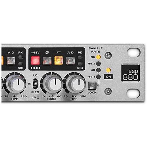 Audient ASP880 8 Channel Microphone Preamplifier and ADC