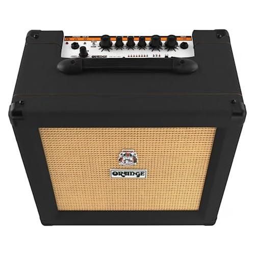 Orange Crush 35RT Guitar Combo Amplifier Bundle w/Pig Hog Black Instrument 10 Cable and Liquid Audio Polishing Cloth