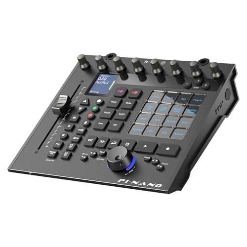 iCON Pro Audio P1 Nano Compact USB C-MIDI Control Surface Bundle w/iCon D5 Display for P1 Nano and Liquid Audio Polishing Cloth