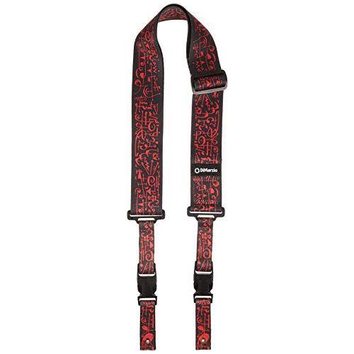 DiMarzio Steve Vai ClipLock Strap Black Art 2 in.