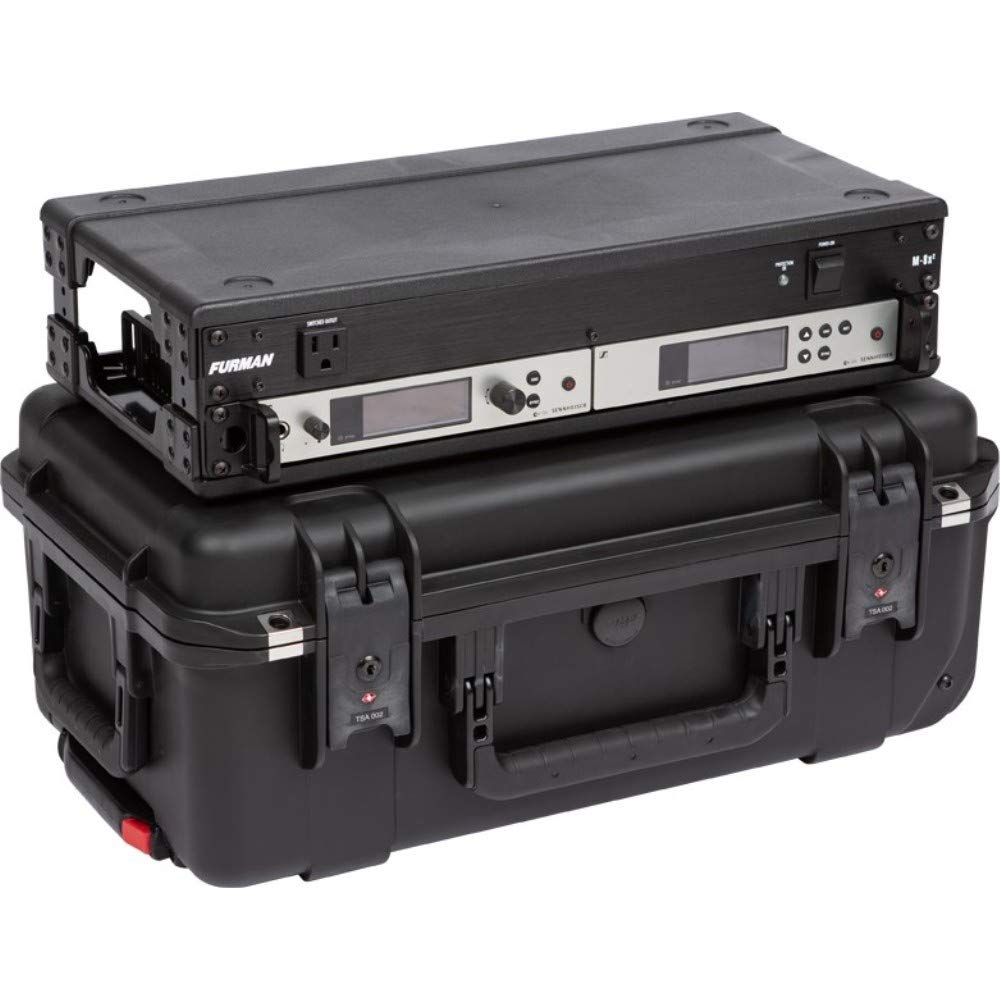 SKB 3i-2011M72U iSeries 2U Carry On Shallow Fly Rack Case - 9