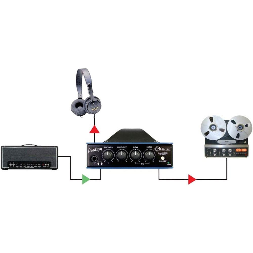 Radial Prodigy V8 Headload Prodigy Load-Box with Speaker Simulator