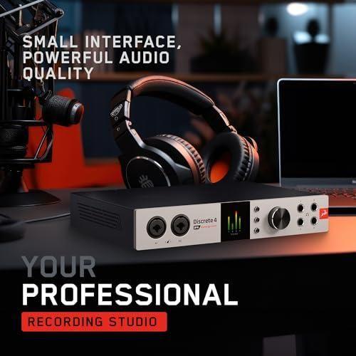 Discrete 4 Pro Synergy Core 14x20 Thunderbolt 3 and USB 2.0 Audio Interface with Onboard Real-time Effects - Antelope Audio