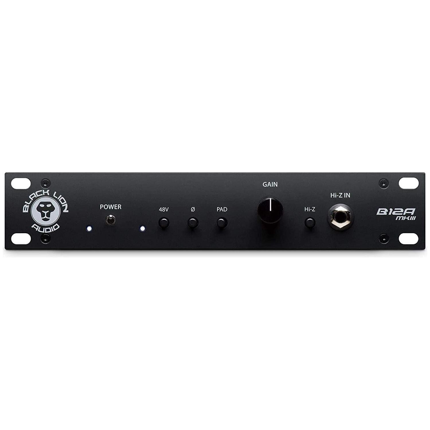 Black Lion Audio B12A MKIII Half-Rack American-Styled Preamp