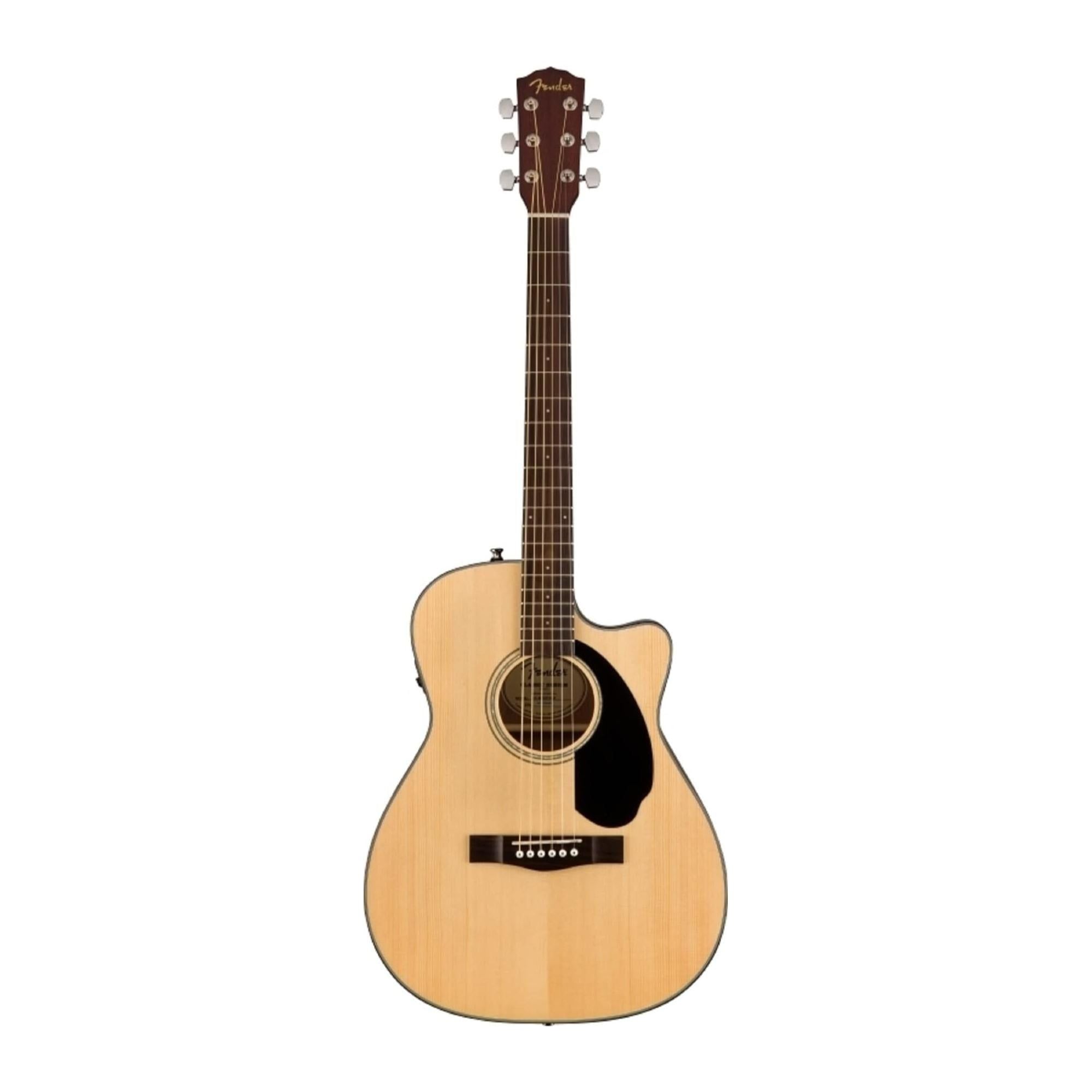 Fender CC-60SCE Concert Cutaway Acoustic Guitar, with 2-Year Warranty, Natural