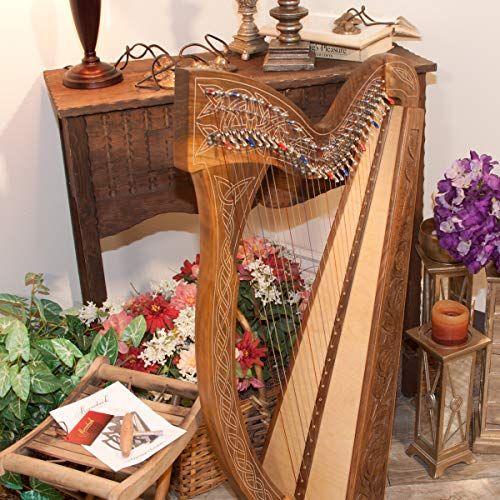 Roosebeck 29-String Minstrel Harp w/Chelby Levers - Walnut