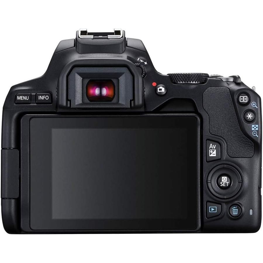 CANON EOS Rebel SL3 DSLR Camera, Built-in Wi-Fi, Dual Pixel CMOS AF and 3.0 inch Vari-Angle Touch Screen, Body, Black