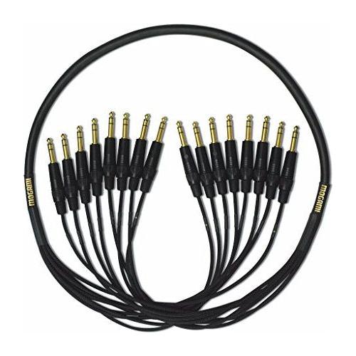 Mogami GOLD 8 TRS-TRS Audio Snake Cable, 8 Channel Fan-Out, Balanced 1/4