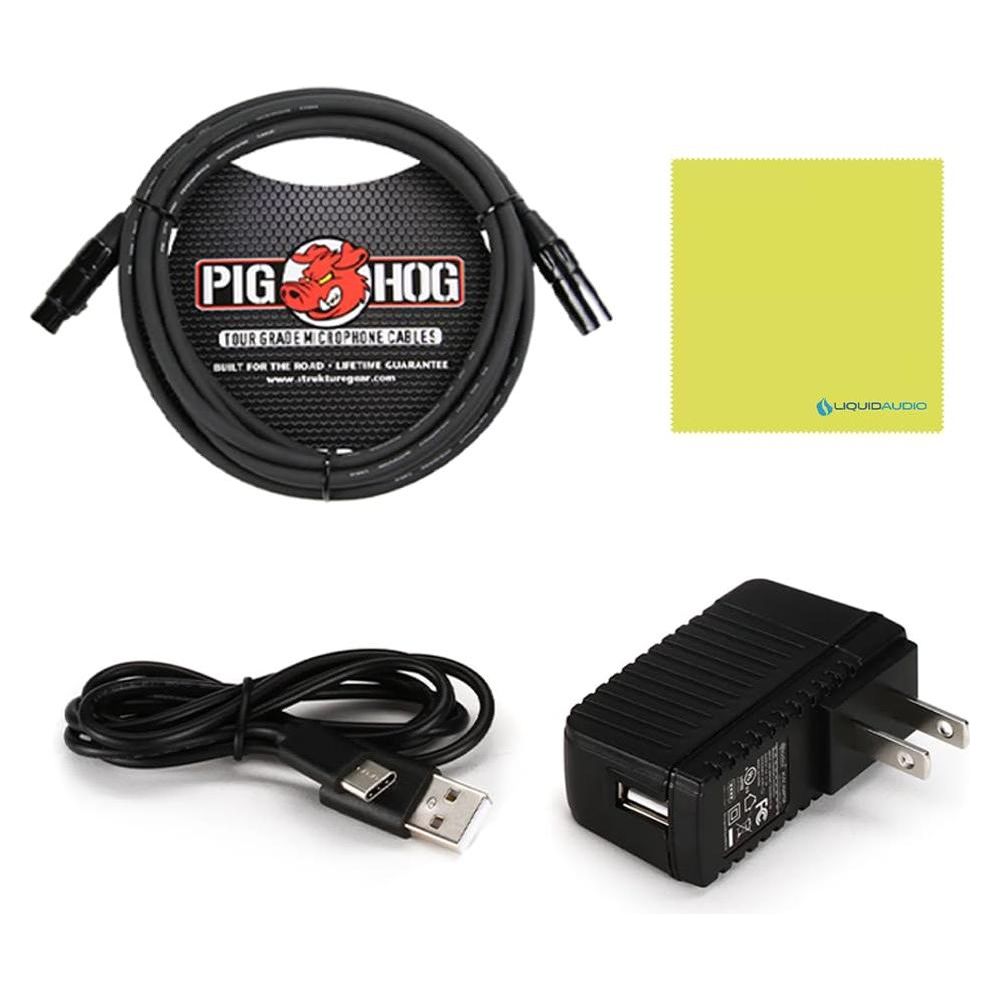 Radial BT-Pro V2 Stereo Bluetooth Direct Box Bundle w/Pig Hog Mic Cable and Liquid Audio Polishing Cloth