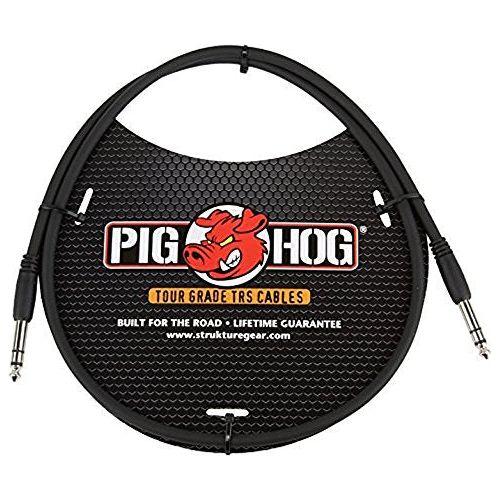 Pig Hog PTRS15 High Performance 1/4" TRS Instrument Cable, 15 Feet